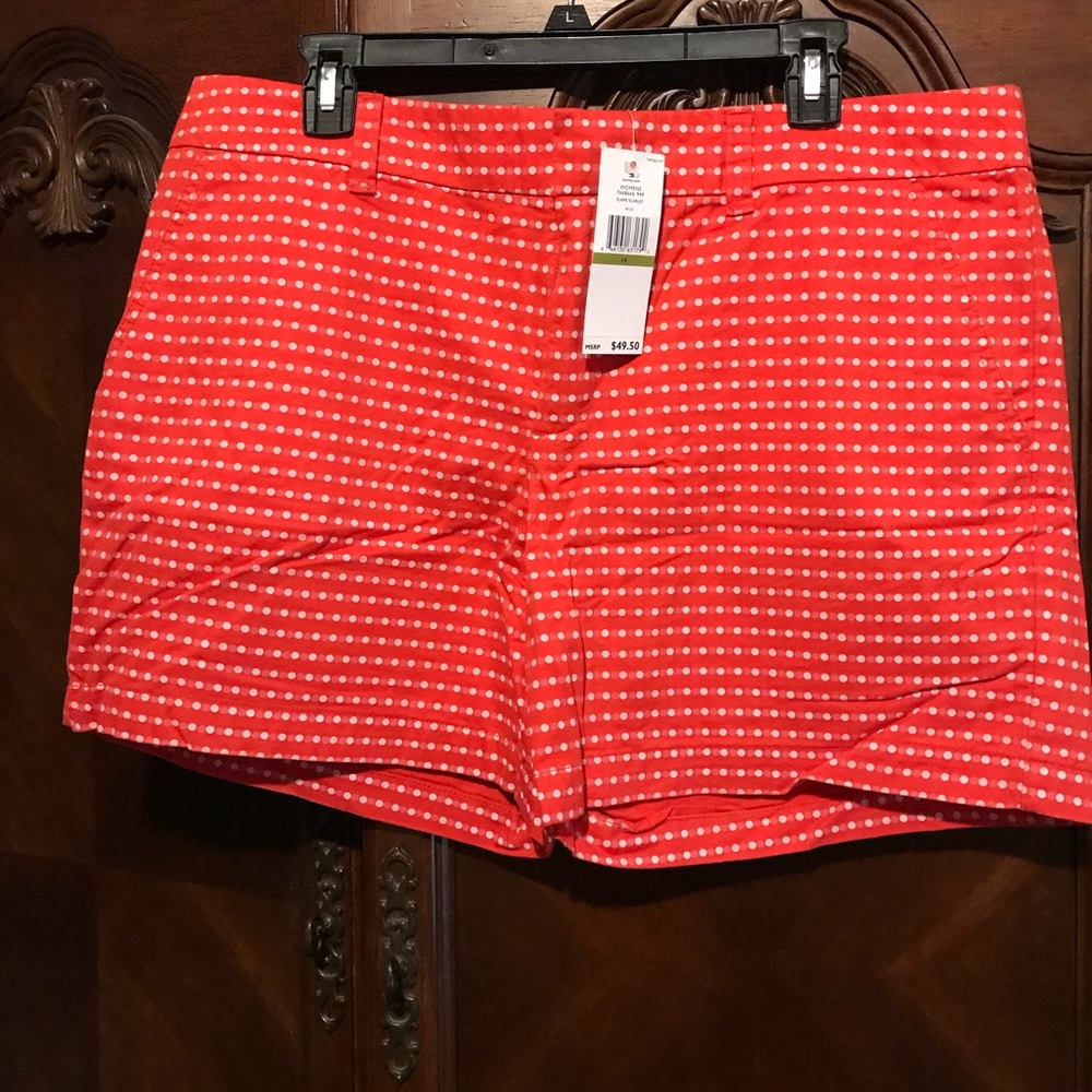 Tommy Hilfiger Women’s Polka Dot Shorts SZ 14 NWT
